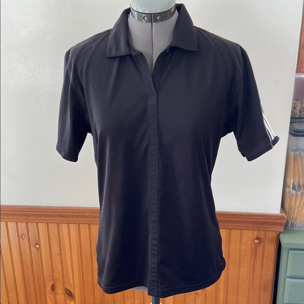 Adidas Golf Black Women's Polo Top Size M